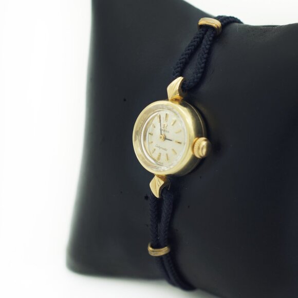 Omega Vintage 14K Gold Ladymatic Automatic Watch - Picture 5 of 5